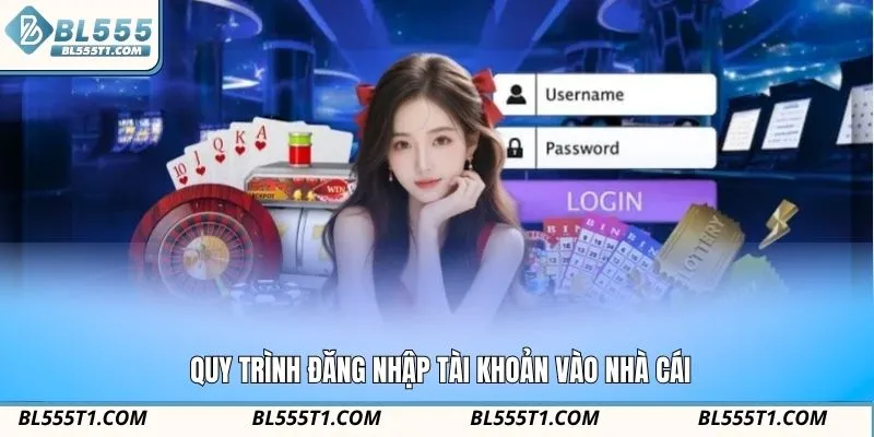 Quy trình đăng nhập tài khoản vào nhà cái